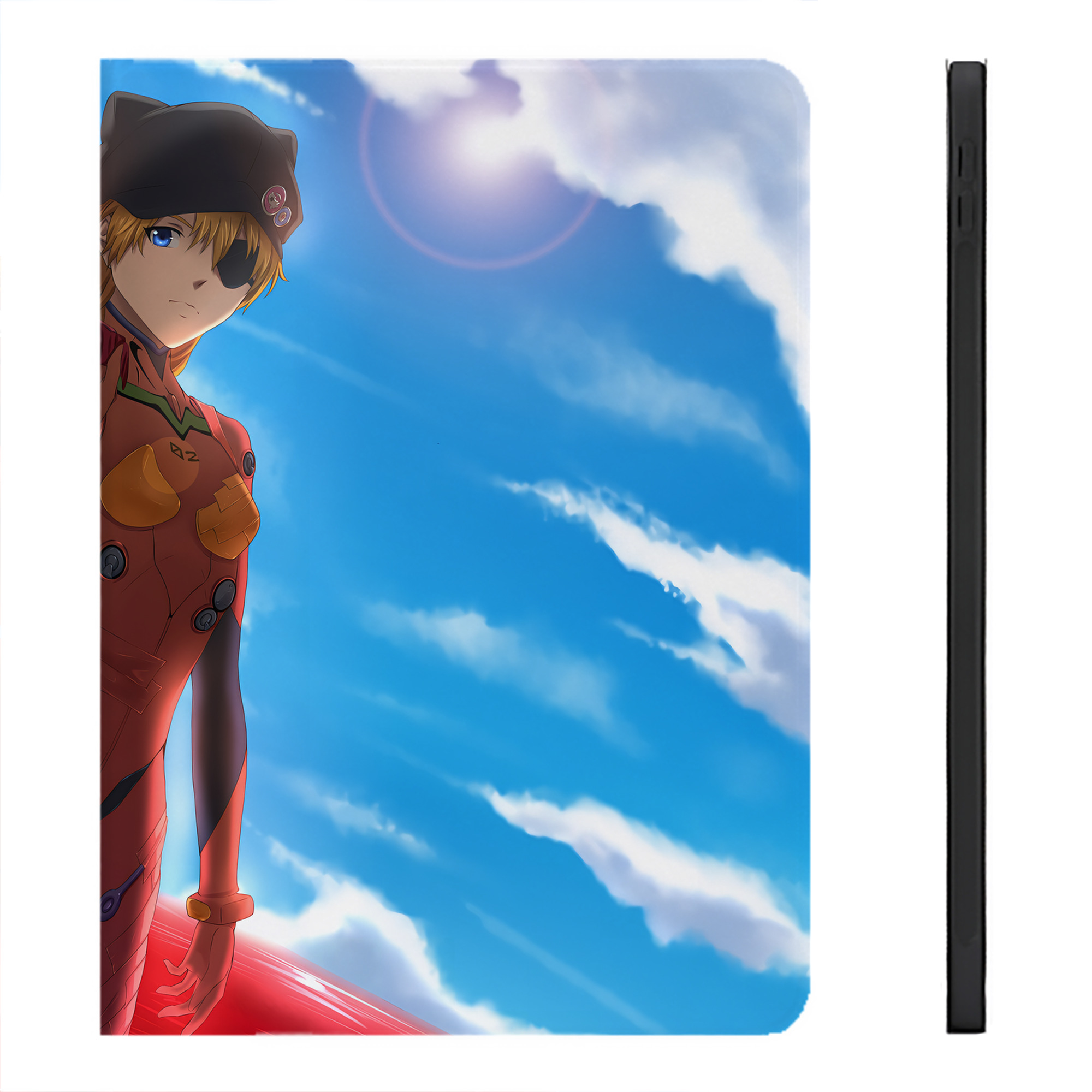 （画像用） EVA 新世紀エヴァンゲリオン IPadケース ペンホルダー付き ブックスタイルデザイン